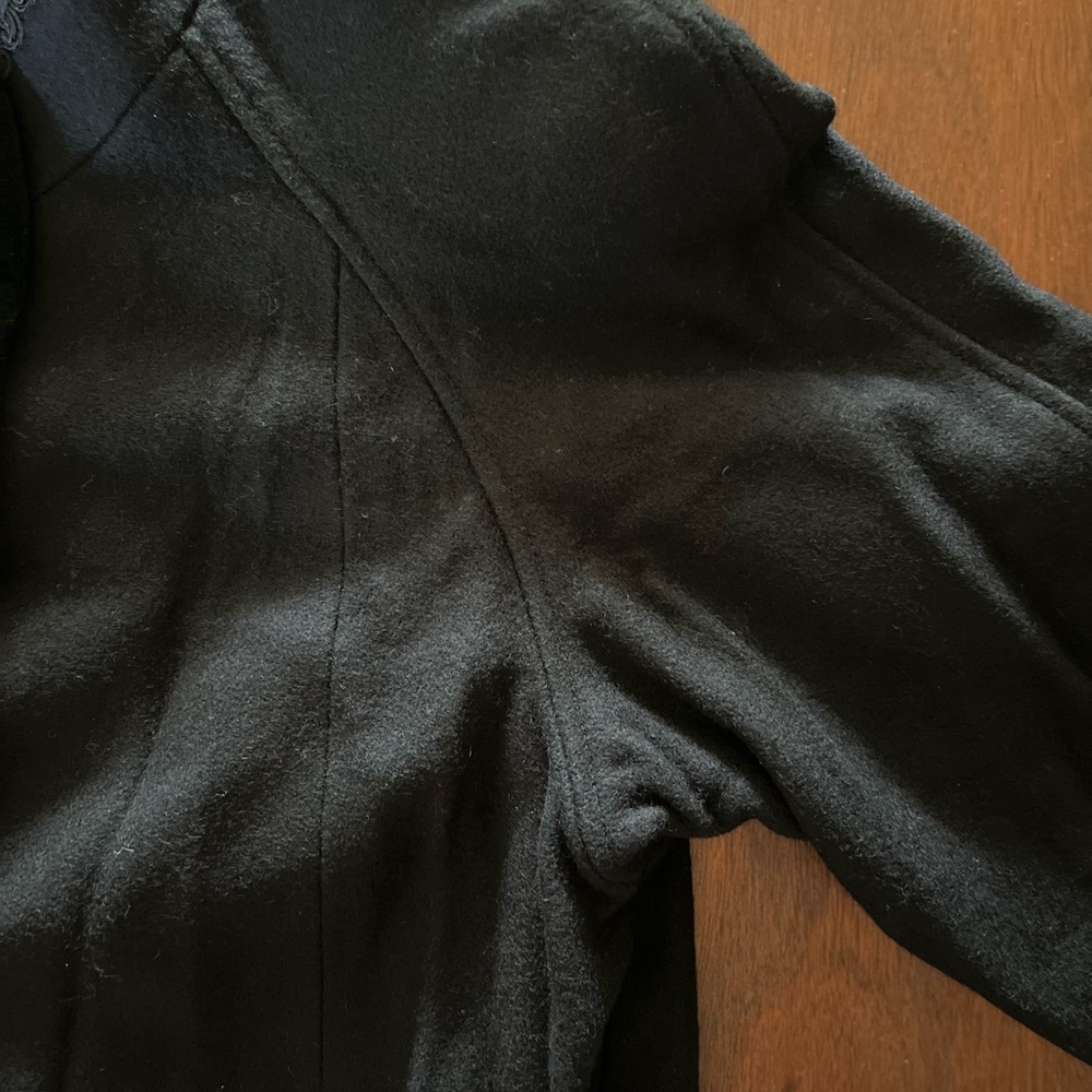 JOFELD vintage A line black coat - Picture 5 of 11
